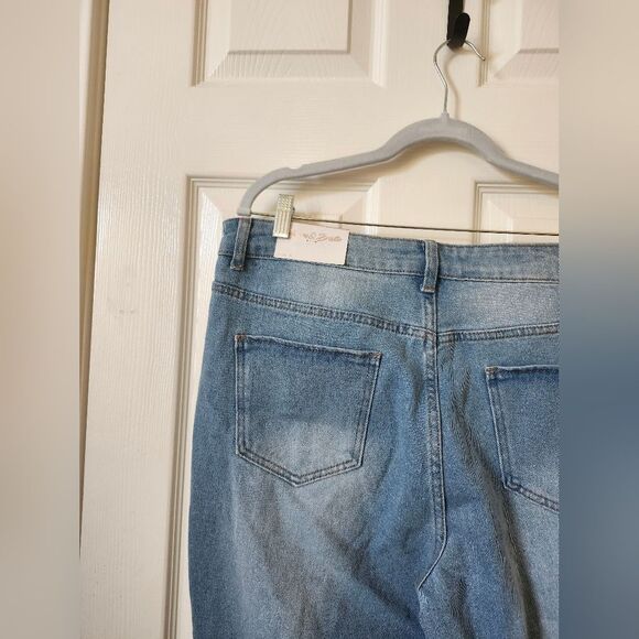 Honey & Bristle Light Wash High Waist Skinny Jeans Distressed 16 - Picture 12 of 14